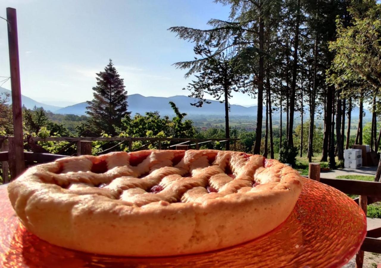 "Il Casaletto" Agriturismo Moderno, Vista Panoramica E Cibo Spettacolare- Scurcola Marsicana Exteriér fotografie